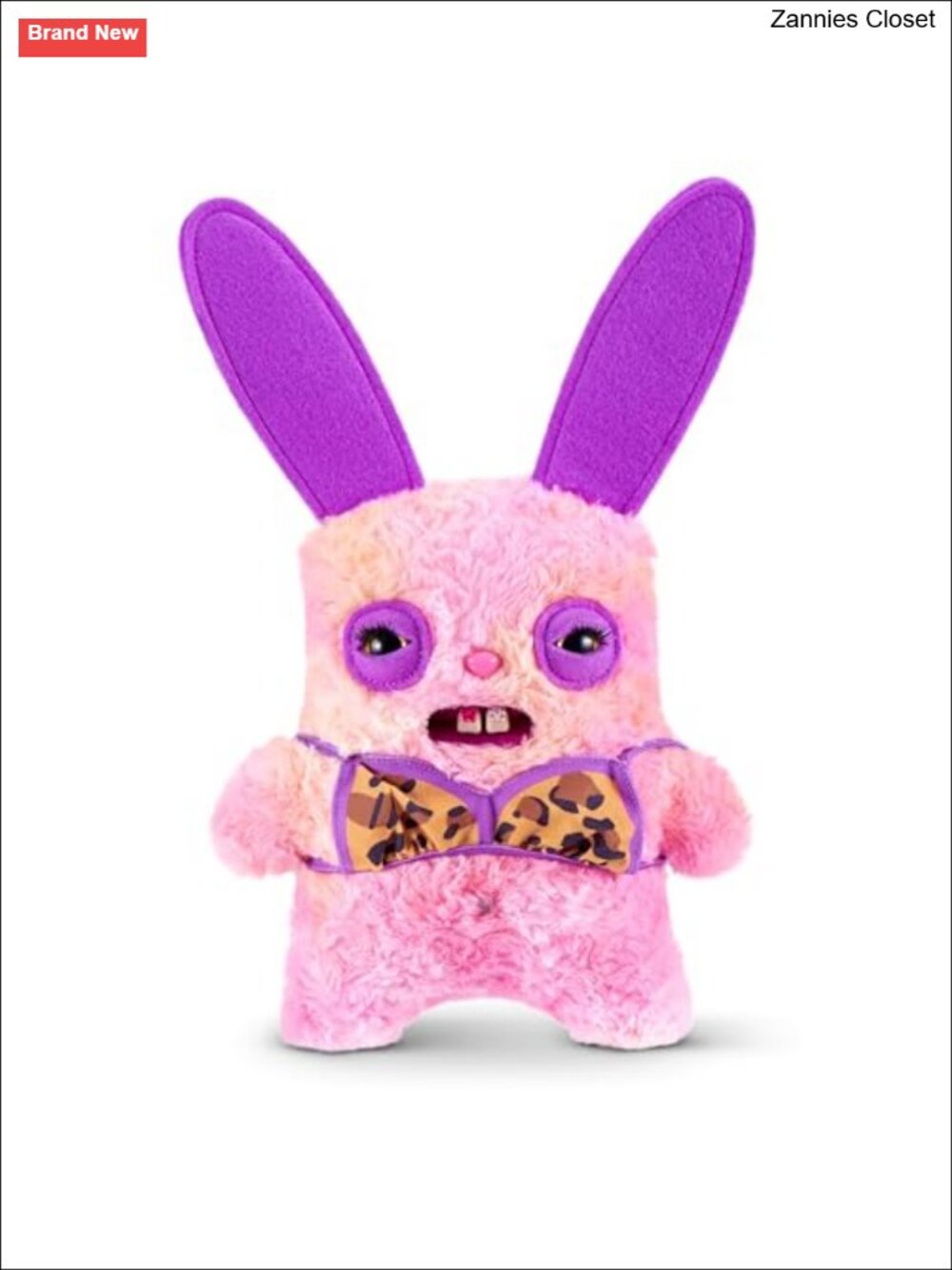 Fuggler Baddies 9 Inch Rabid Rabbit Plush Figure